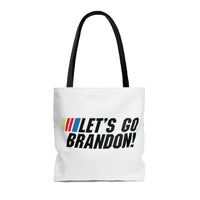 Let's Go Brandon! (NSCR) - White Tote Bag