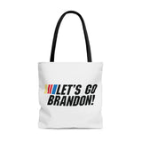 Let's Go Brandon! (NSCR) - White Tote Bag