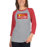 Let's Go Brandon! (Burger Joint) - Unisex 3/4 sleeve raglan shirt