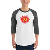 Xi Variant - 3/4 sleeve raglan shirt