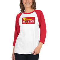 Let's Go Brandon! (Burger Joint) - Unisex 3/4 sleeve raglan shirt
