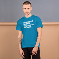 Youngkin & Sears & Miyares for Virginia - USA MADE Unisex T-Shirt