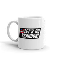 Let's Go Brandon! (Racing) - White glossy mug